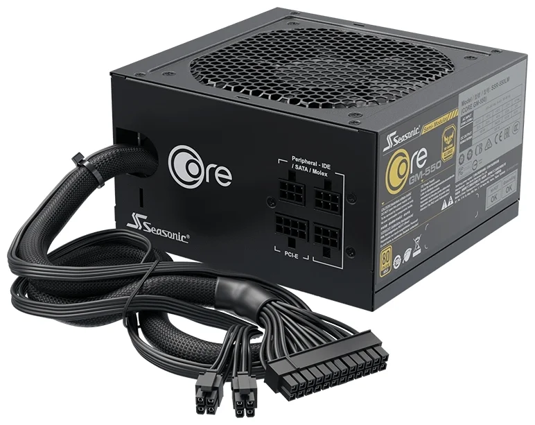 Блок питания ATX Seasonic Focus GM-550 SSR-550FM 550W 80plus Gold semi-modular