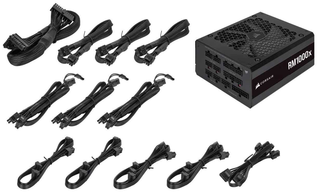 Блок питания CORSAIR RM1000x 1000W CP-9020201-EU 80plus Gold Казахстан Блок питания CORSAIR RM1000x 1000W CP-9020201-EU 80plus Gold Казахстан