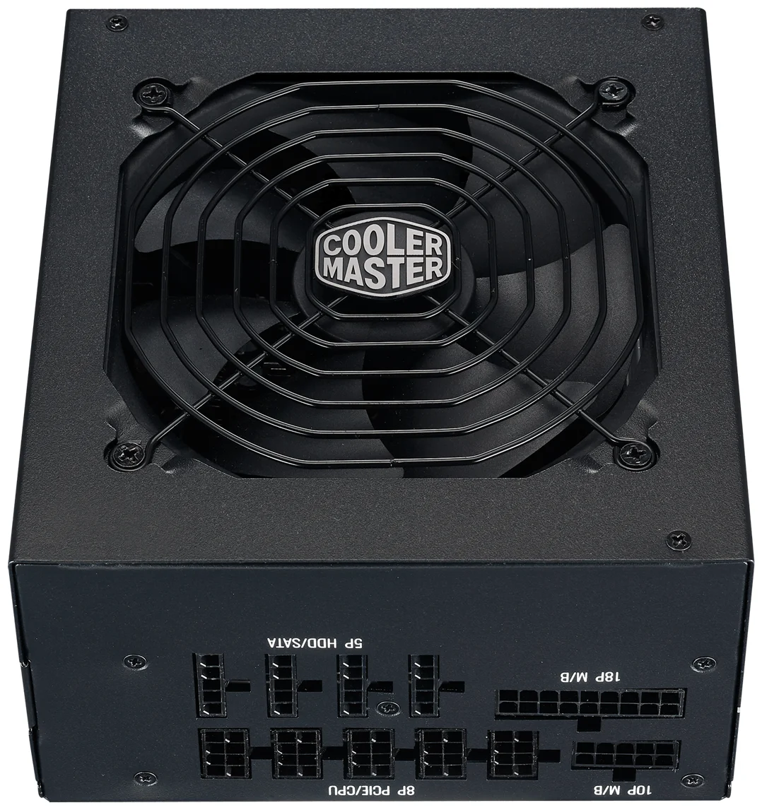 Блок питания CoolerMaster MWE GOLD 750 V2 500-750W Full Modular, Active PFC, вент.12 см 80+ GOLD MPE-7501-AFAAG-EU заказать