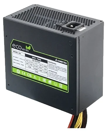 Картинка Блок питания Chieftec ECO GPE-500S 500W Картинка Блок питания Chieftec ECO GPE-500S 500W