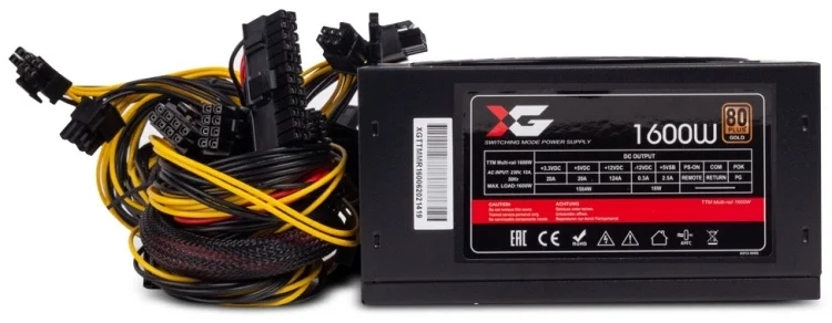 Картинка Блок питания X-GAME TTM Multi-rail 1600W TTM Multi-rail 1600W Картинка Блок питания X-GAME TTM Multi-rail 1600W TTM Multi-rail 1600W