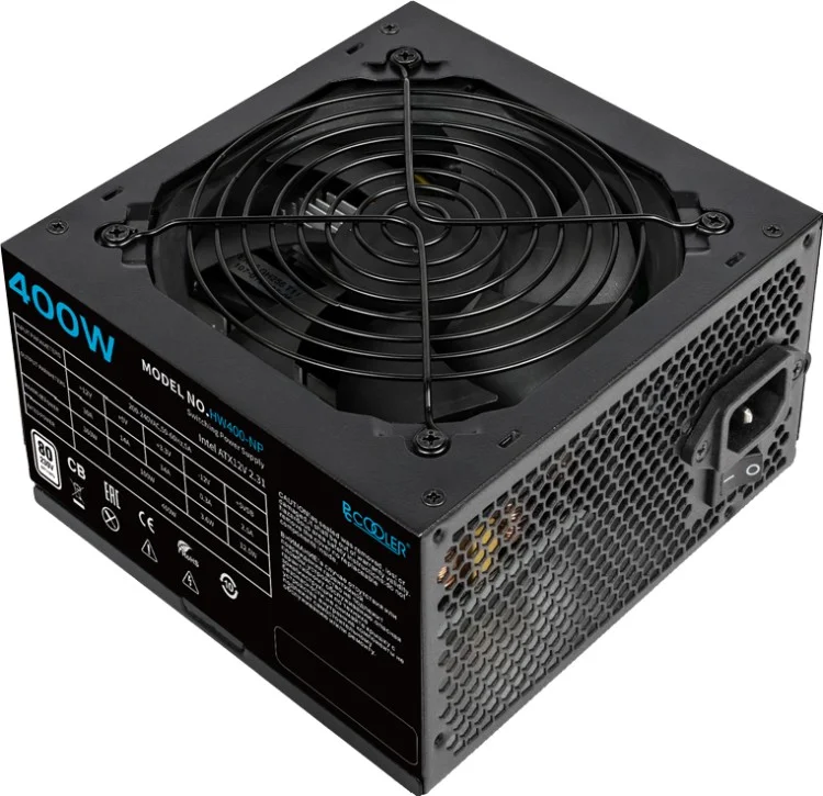 Фото Блок питания PCcooler HW400-NP 400W box Фото Блок питания PCcooler HW400-NP 400W box