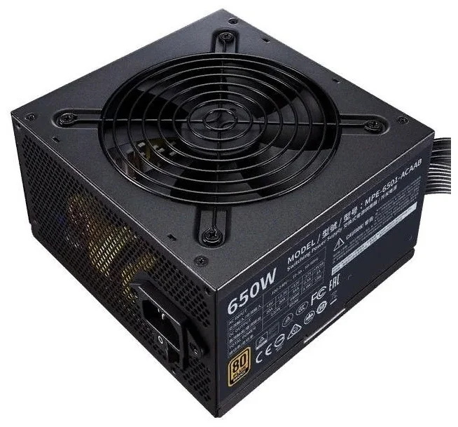 Фотография Блок питания COOLMASTER MWE 650 BRONZE 650W (MPE-6501-ACAAB-EU)