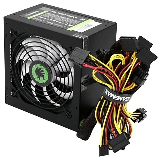 Фото Блок питания GAMEMAX GM-600 SE (12см) 600W с кабелем Фото Блок питания GAMEMAX GM-600 SE (12см) 600W с кабелем
