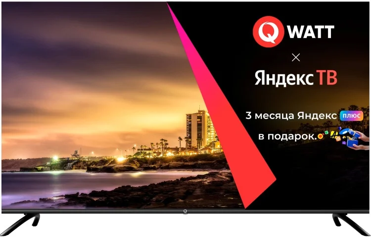 LED телевизор QWATT Q50YK-MB