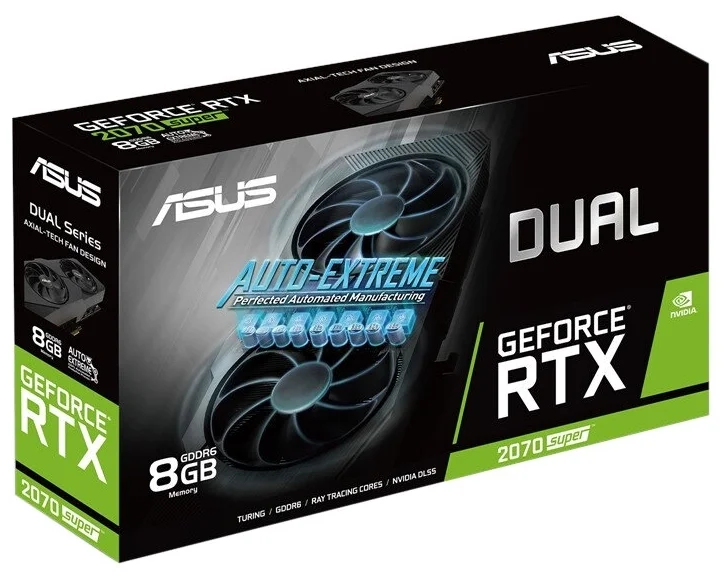 Видеокарта ASUS DUAL-RTX2070S-8G-EVO заказать