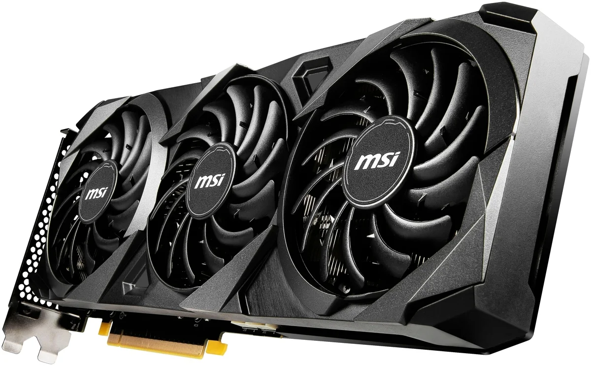 Картинка Видеокарта MSI GeForce RTX3060 Ti VENTUS 3X 8G (RTX 3060 Ti VENTUS 3X 8G OC LHR)
