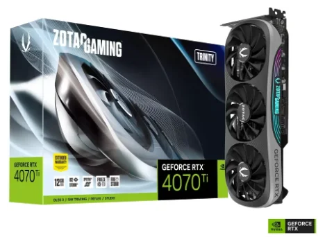 Цена Видеокарта 12 GB ZOTAC GAMING RTX 4070Ti AMP AIRO (ZT-D40710F-10P)