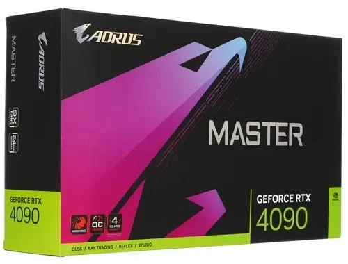 Купить Видеокарта GIGABYTE RTX4090 AORUS MASTER 24G GV-N4090AORUS M-24GD