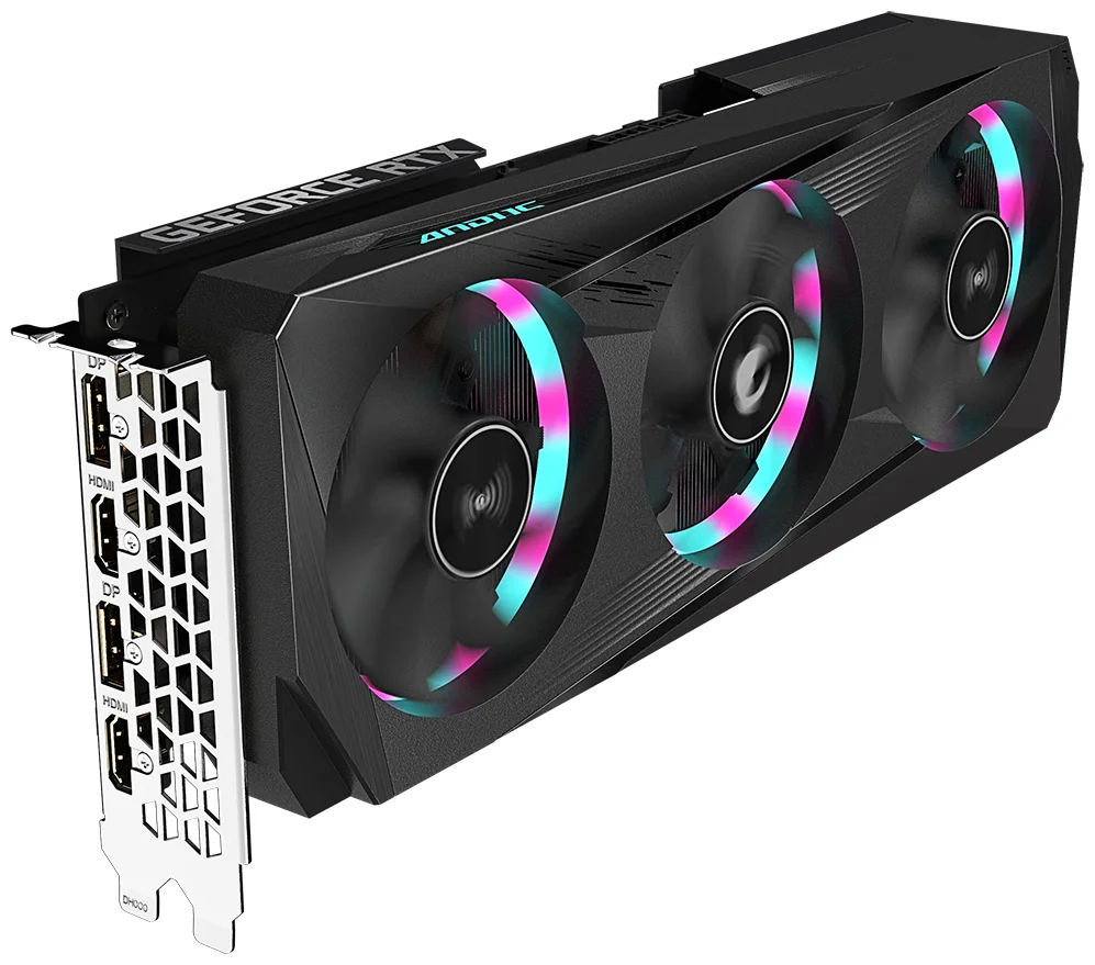 Фотография Видеокарта GIGABYTE RTX3060 AORUS ELITE 12G (GV-N3060AORUS E-12GD)