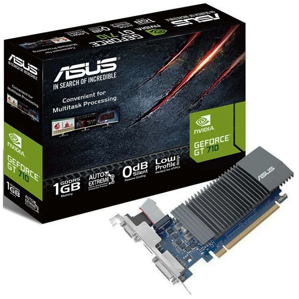 Картинка Видеокарта ASUS GT 710 GT710-SL-1GD5