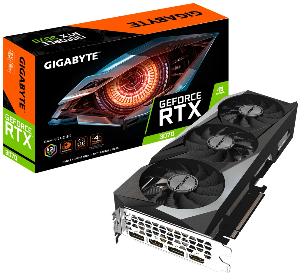 Видеокарта GIGABYTE GV-N307TGAMING OC-8GD заказать