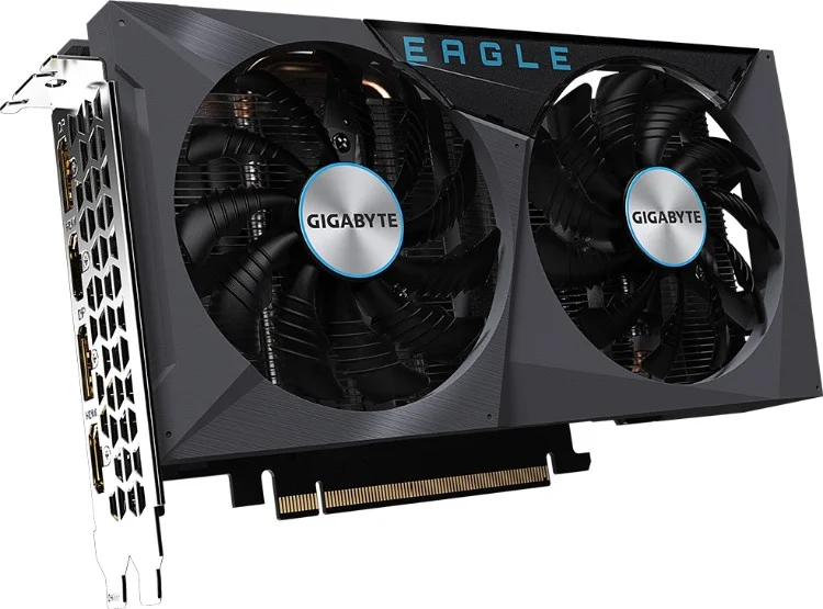Фото Видеокарта GIGABYTE (GV-N3050EAGLE OC-8GD) RTX3050 EAGLE OC 8G