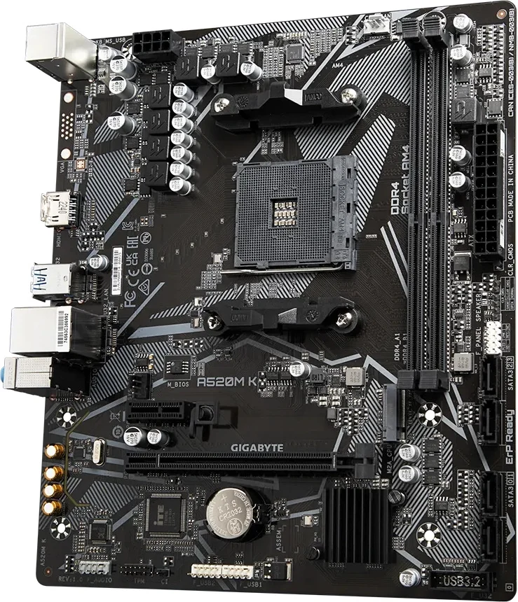 Фото Материнская плата GIGABYTE A520M-K-V2