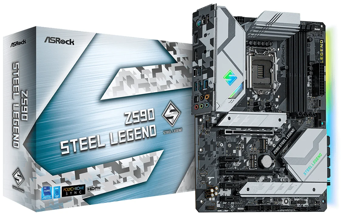 Купить Материнская плата ASRock Z590 STEEL LEGEND