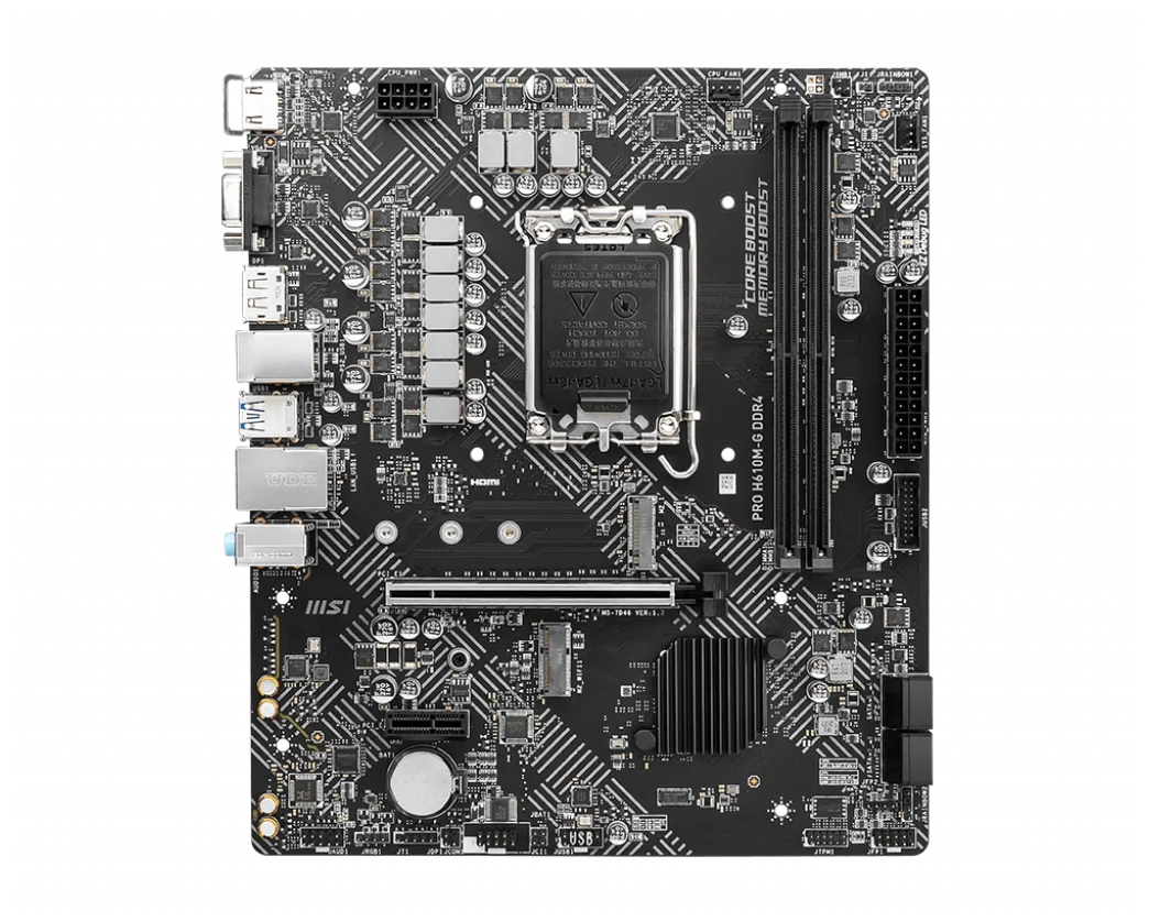 Материнская плата MSI PRO H610M-G