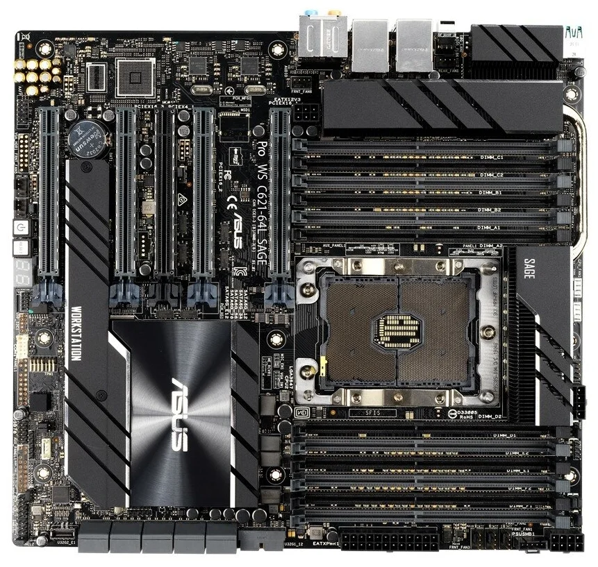 Материнская плата ASUS WS C621E SAGE (BMC)