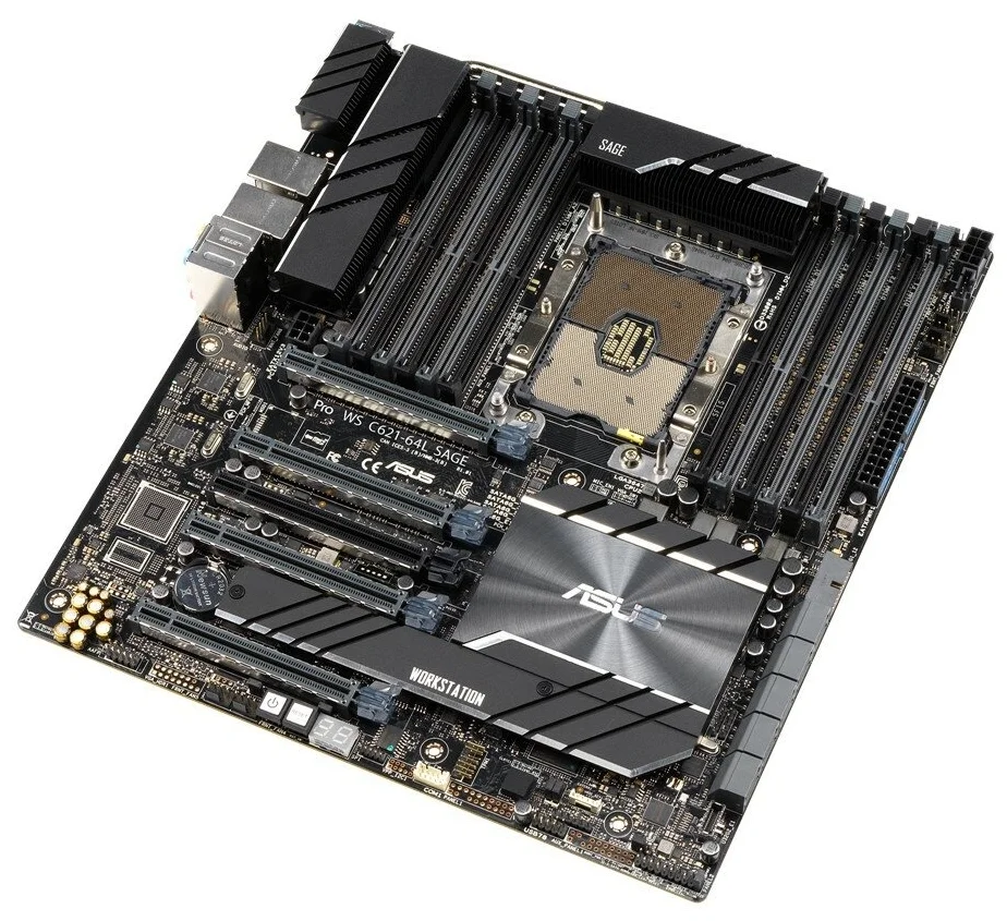 Фото Материнская плата ASUS WS C621E SAGE (BMC)