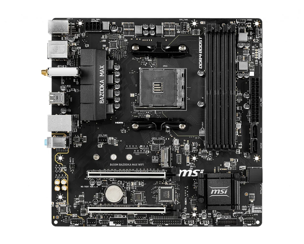 Материнская плата MSI B450M BAZOOKA MAX WIFI