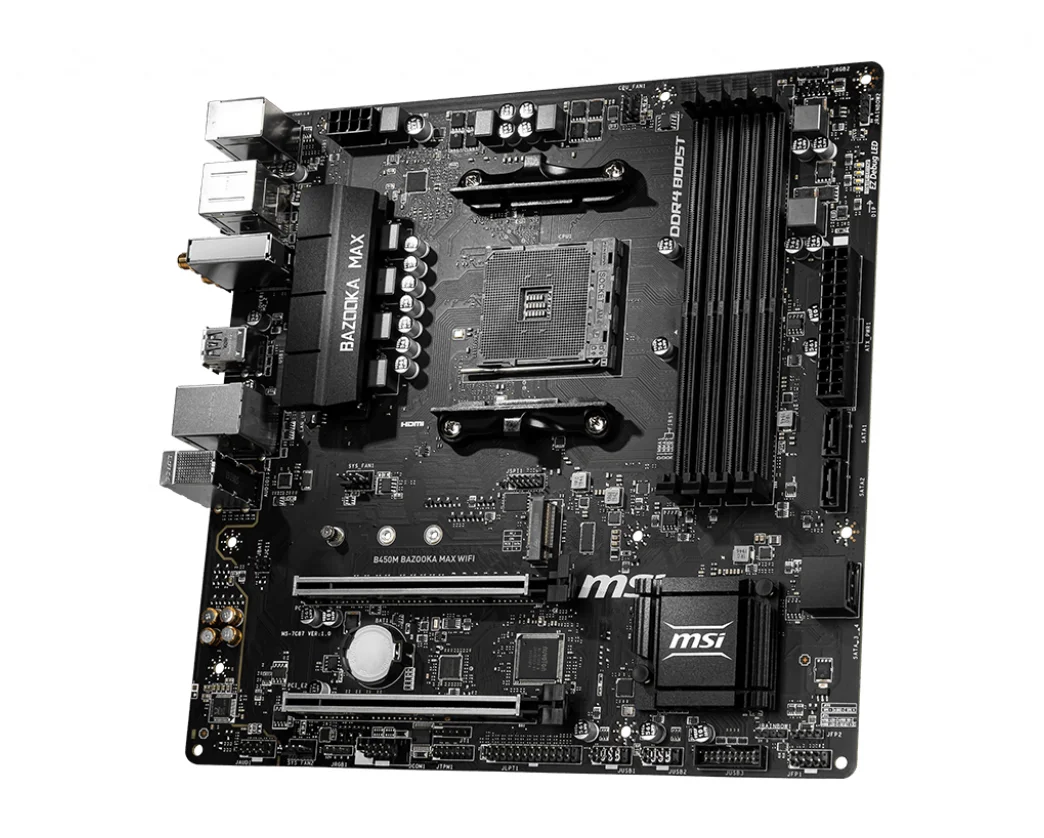 Фотография Материнская плата MSI B450M BAZOOKA MAX WIFI