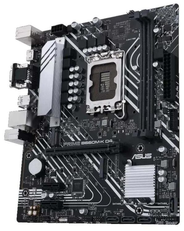 Картинка Материнская плата ASUS PRIME B660M-K D4