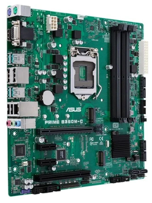 Картинка Материнская плата ASUS PRIME B360M-C Картинка Материнская плата ASUS PRIME B360M-C