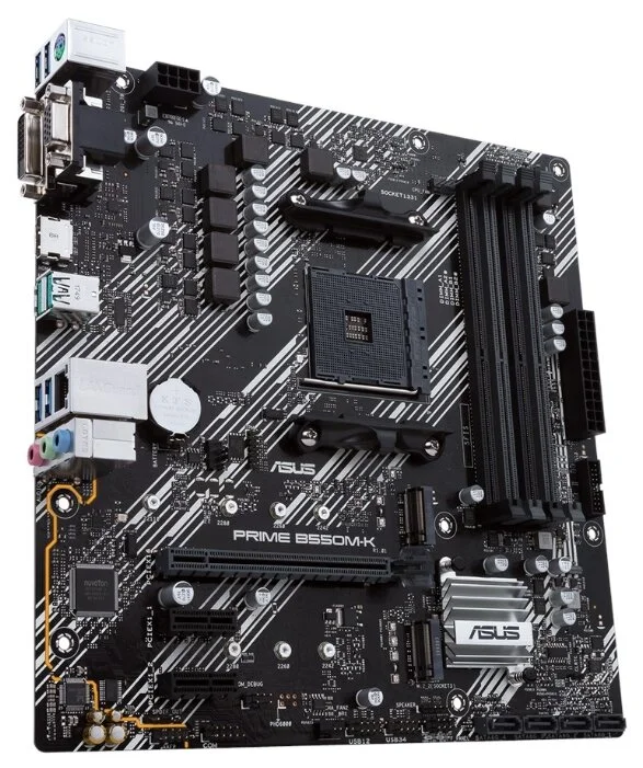 Фото Материнская плата ASUS PRIME B550M-K