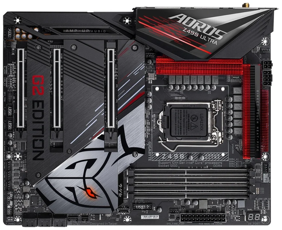 Фото Материнская плата GIGABYTE Z490 AORUS ULTRA G2 Edition
