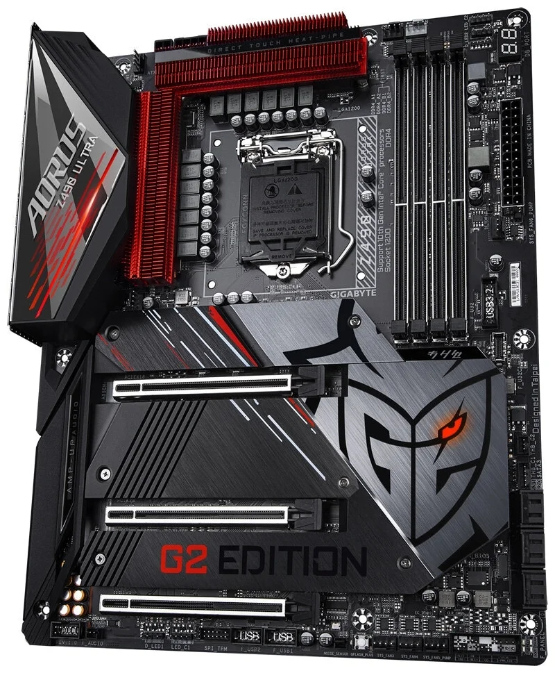 Фотография Материнская плата GIGABYTE Z490 AORUS ULTRA G2 Edition