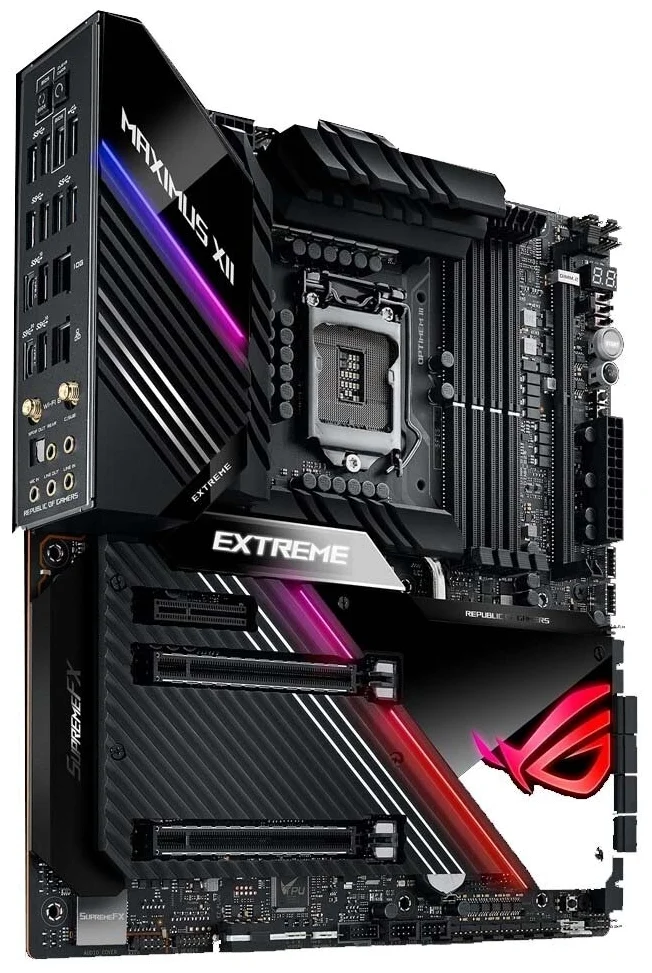 Фотография Материнская плата ASUS ROG MAXIMUS XII EXTREME Фотография Материнская плата ASUS ROG MAXIMUS XII EXTREME