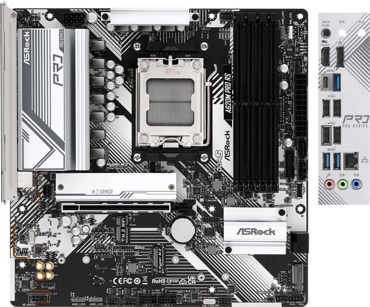 Фото Материнская плата ASRock A620M PRO RS AM5 2xDDR5