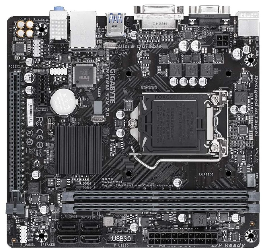 Материнская плата GIGABYTE H310M S2V 2.0