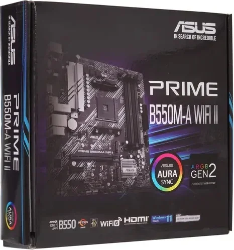 Цена Материнская плата ASUS PRIME B550M-A WIFI II