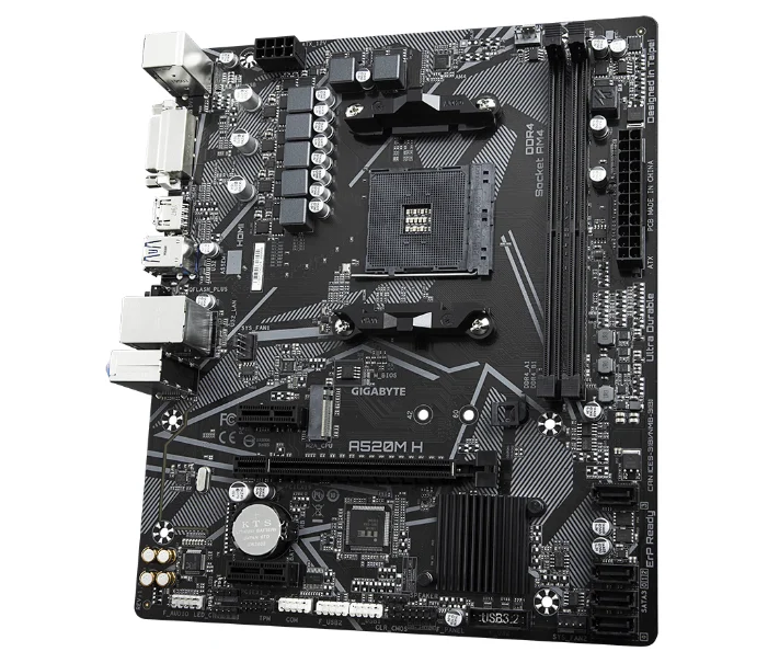 Фотография Материнская плата GIGABYTE A520M H