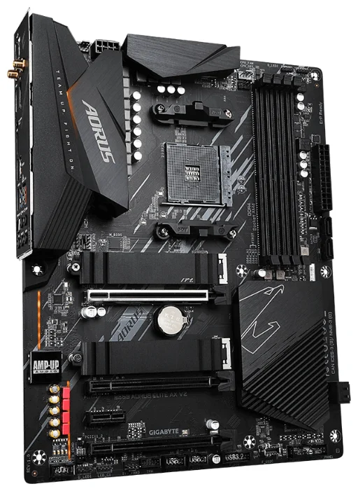 Фото Материнская плата GIGABYTE B550 AORUS ELITE AX V2