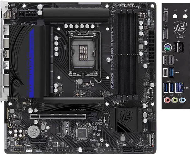 Фото Материнская плата ASRock B760M PG RIPTIDE