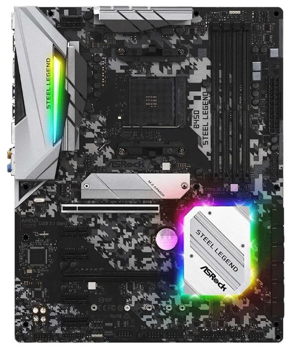 Материнская плата ASRock B450 STEEL LEGEND (4717677338065)