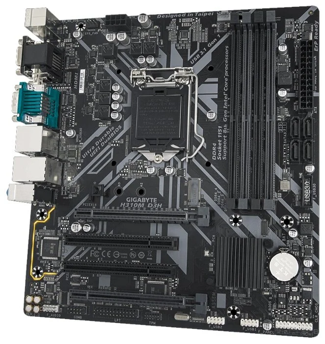 Фото Материнская плата GIGABYTE H310M D3H