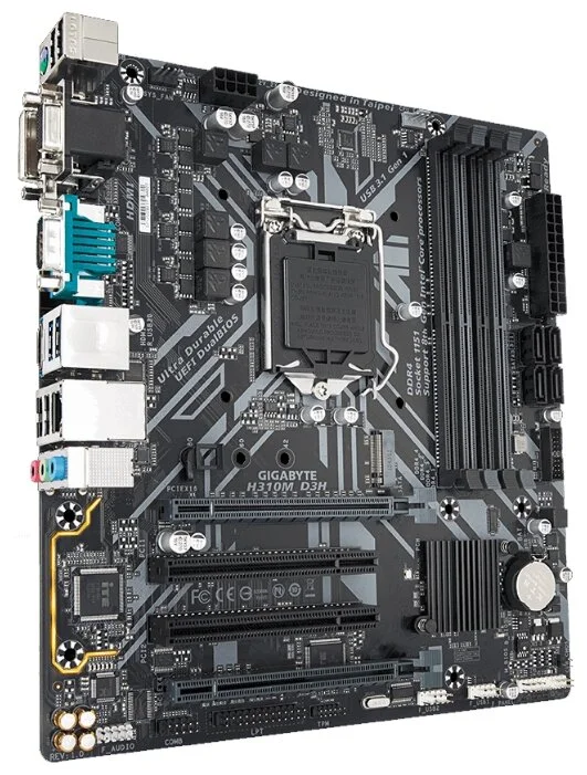 Фотография Материнская плата GIGABYTE H310M D3H
