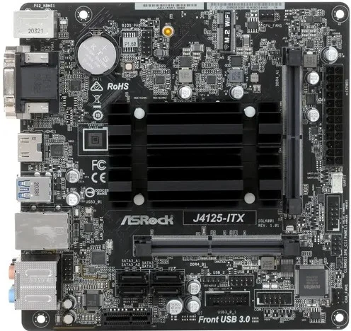 Материнская плата ASRock J4125-ITX
