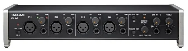 Фото Звуковая карта TASCAM US-4x4 external