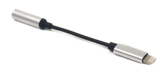 Фото Аудио-переходник PowerPlant Lightning - Jack 3.5 мм, 0.1 м CA910366