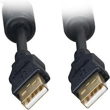 Фото Кабель PowerPlant USB 2.0 AM– AM, 3м, One ferrite KD00AS1215