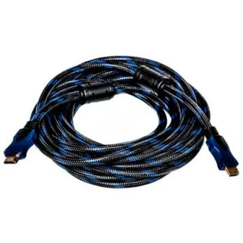 Фото Видeo кабель PowerPlant HDMI - HDMI, 7m, позолоченные коннекторы, 1.4V, Nylon, Double ferrites KD00AS1204