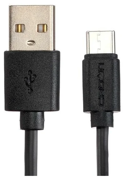 Кабель CROWN USB - USB Type-C CMCU-1016C black