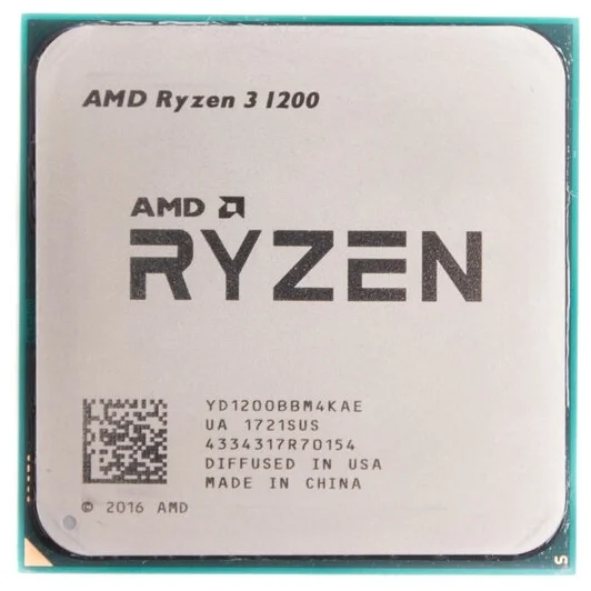 Фотография Процессор AMD Ryzen 3 1200 (YD1200BBAFBOX) Фотография Процессор AMD Ryzen 3 1200 (YD1200BBAFBOX)