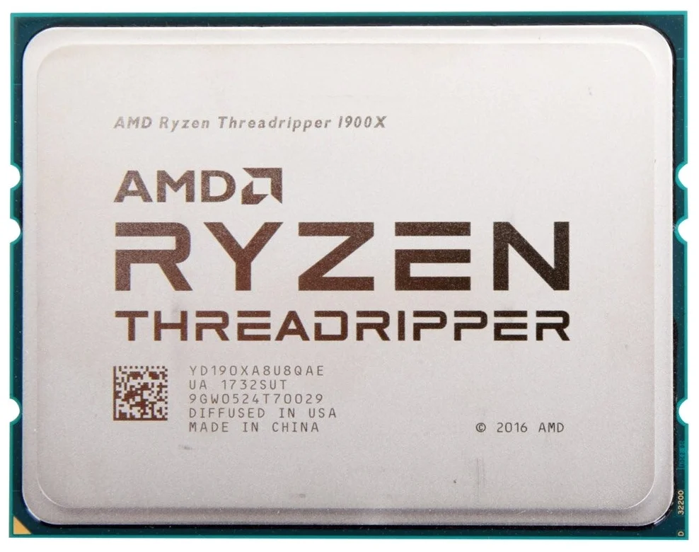 Фото Процессор AMD Ryzen Threadripper 1900X WOF YD190XA8AEWOF Фото Процессор AMD Ryzen Threadripper 1900X WOF YD190XA8AEWOF