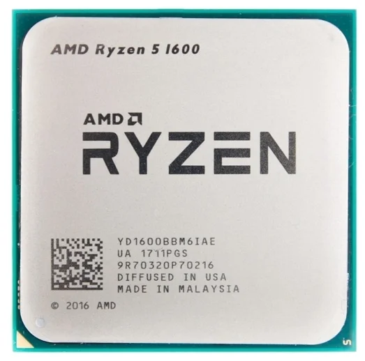 Картинка Процессор AMD Ryzen 5 1600 Summit Ridg YD1600BBAFBOX Картинка Процессор AMD Ryzen 5 1600 Summit Ridg YD1600BBAFBOX
