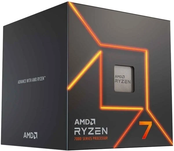 Процессор AMD Ryzen 5 7600 3,8Гц (5,1ГГц Turbo) AM5 7nm 6/12 6Mb L3 32Mb 65W (100-100001015) BOX