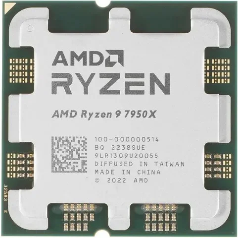 Фото Процессор AMD Ryzen 9 7950X 4,5Гц (5,7ГГц Turbo) Zen4 16-ядер 32-потоков, 16MB L2, 64MB L3, 170W-230W, AM5, OEM, 100-000000514 Фото Процессор AMD Ryzen 9 7950X 4,5Гц (5,7ГГц Turbo) Zen4 16-ядер 32-потоков, 16MB L2, 64MB L3, 170W-230W, AM5, OEM, 100-000000514
